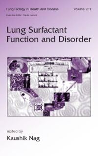 Imagen de portada: Lung Surfactant Function and Disorder 1st edition 9780824757922