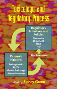 Imagen de portada: Toxicology and Regulatory Process 1st edition 9780367391089