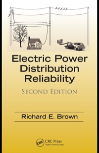 Cover image: Electric Power Distribution Reliability 2nd edition 9780849375675