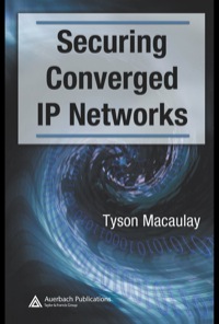 Imagen de portada: Securing Converged IP Networks 1st edition 9780367390808