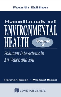 Imagen de portada: Handbook of Environmental Health, Volume II 4th edition 9780815380979