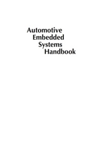 表紙画像: Automotive Embedded Systems Handbook 1st edition 9780849380266
