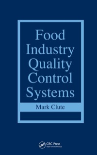 Imagen de portada: Food Industry Quality Control Systems 1st edition 9780849380280