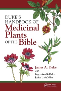 Cover image: Duke's Handbook of Medicinal Plants of the Bible 1st edition 9780849382024