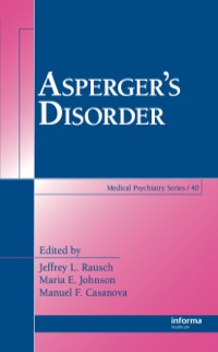 表紙画像: Asperger's Disorder 1st edition 9780849383601