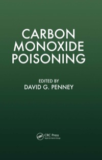 Cover image: Carbon Monoxide Poisoning 1st edition 9780849384172