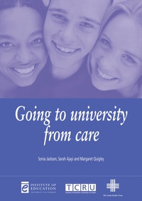 صورة الغلاف: Going to University from Care
