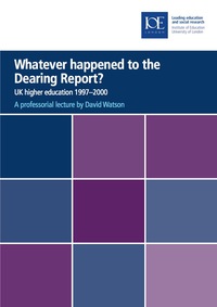 صورة الغلاف: Whatever happened to the Dearing Report?