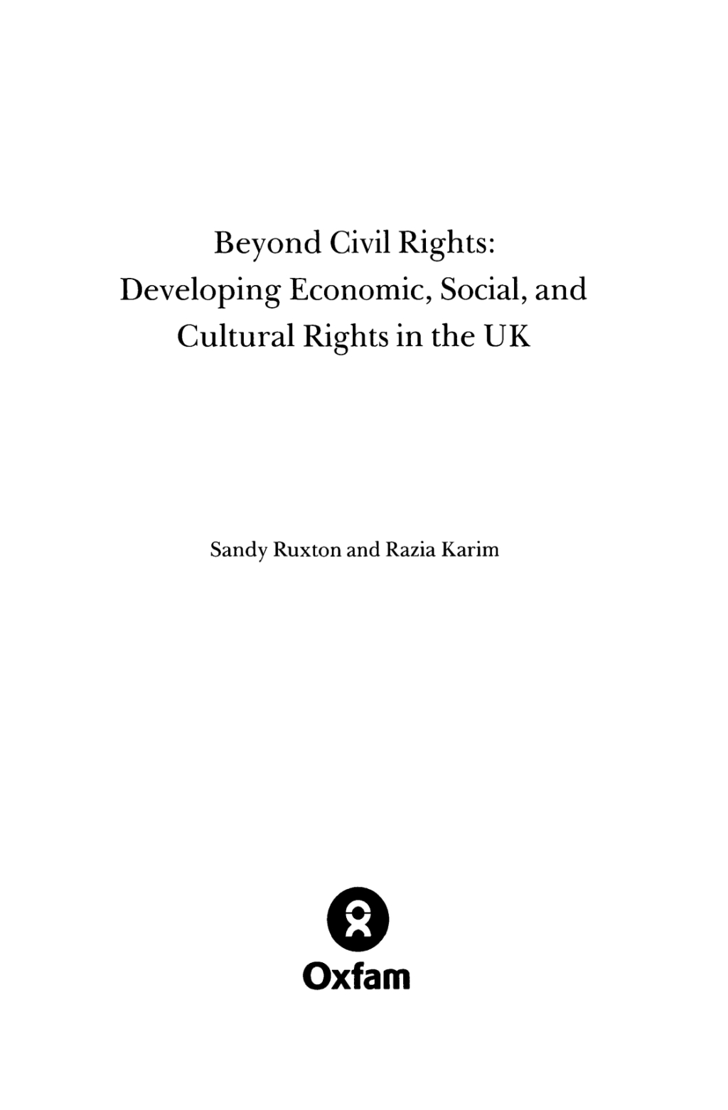 Beyond Civil Rights