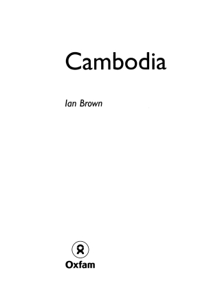 Imagen de portada: Cambodia 9780855984304