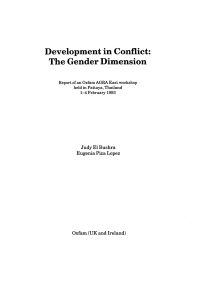 Cover image: Development in Conflict 9780855982942