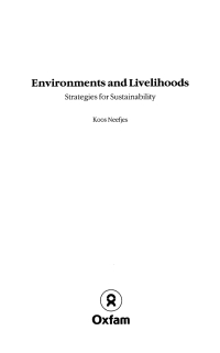 Imagen de portada: Environments and Livelihoods 9780855984403