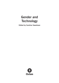 Imagen de portada: Gender and Technology 9780855984229