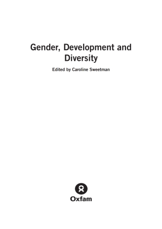 Cover image: Gender, Development, and Diversity 9780855985318