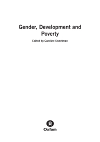 Cover image: Gender, Development and Poverty 9780855984809