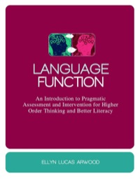 Cover image: Language Function 9781849058001