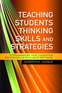 Cover image: Teaching Students Thinking Skills and Strategies 9781843109501