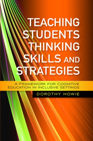 Imagen de portada: Teaching Students Thinking Skills and Strategies 9781843109501