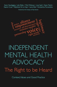 Omslagafbeelding: Independent Mental Health Advocacy - The Right to Be Heard 9781849055154
