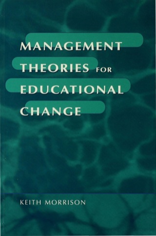 Cover image: Management Theories for Educational Change 1st edition 9781853964046