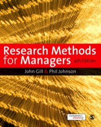 Cover image: Research Methods for Managers 4th edition 9781847870933