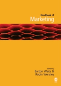 Immagine di copertina: Handbook of Marketing 1st edition 9781412921206
