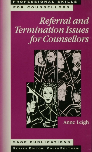 Cover image: Referral and Termination Issues for Counsellors 1st edition 9780803974746