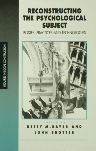 Cover image: Reconstructing the Psychological Subject 1st edition 9780803976139