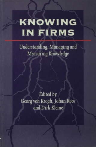 Cover image: Knowing in Firms 1st edition 9780761960140