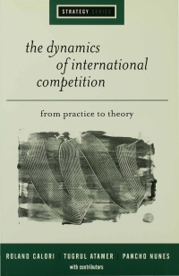 Cover image: The Dynamics of International Competition 1st edition 9780761961666