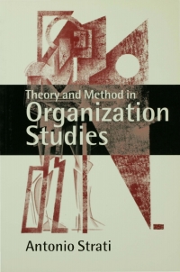 صورة الغلاف: Theory and Method in Organization Studies 1st edition 9780761964025