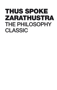 Imagen de portada: Thus Spoke Zarathustra 1st edition 9780857089304