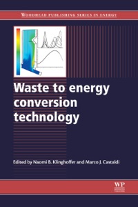 表紙画像: Waste to Energy Conversion Technology 9780857090119