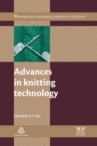 Imagen de portada: Advances in Knitting Technology 9781845693725