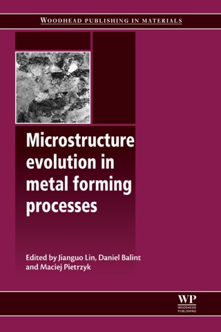 Titelbild: Microstructure Evolution in Metal Forming Processes 9780857090744