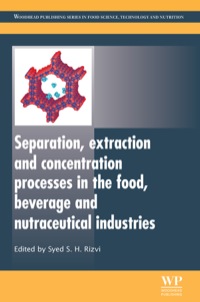 Cover image: Separation, Extraction and Concentration Processes in the Food, Beverage and Nutraceutical Industries 9781845696450
