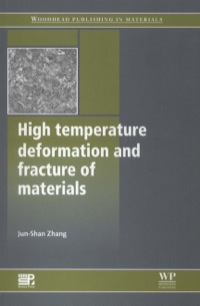 表紙画像: High Temperature Deformation and Fracture of Materials 9780857090799