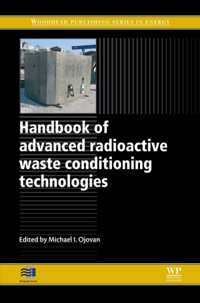 صورة الغلاف: Handbook of Advanced Radioactive Waste Conditioning Technologies 9781845696269