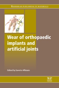 Cover image: Wear of Orthopaedic Implants and Artificial Joints 9780857091284
