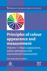 Cover image: Principles of Colour and Appearance Measurement: Object Appearance, Colour Perception and Instrumental Measurement 9780857092298
