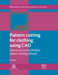صورة الغلاف: Pattern Cutting for Clothing Using CAD: How to Use Lectra Modaris Pattern Cutting Software 9780857092311