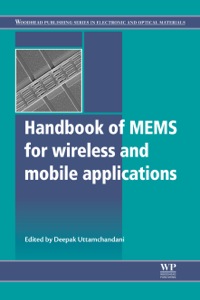 Cover image: Handbook of Mems for Wireless and Mobile Applications 9780857092717