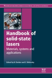 Cover image: Handbook of Solid-State Lasers: Materials, Systems and Applications 9780857092724