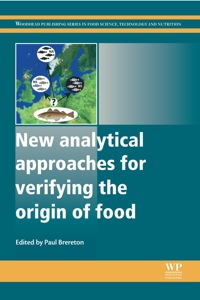 Cover image: New Analytical Approaches for Verifying the Origin of Food 9780857092748