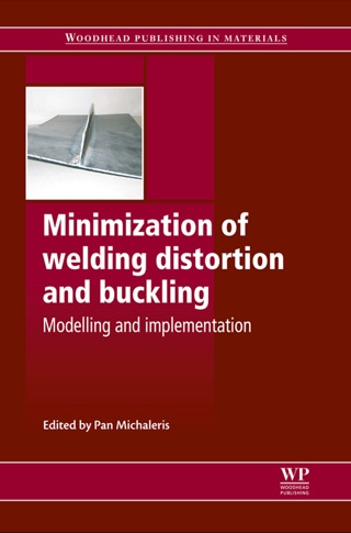 Titelbild: Minimization of Welding Distortion and Buckling: Modelling And Implementation 9781845696627