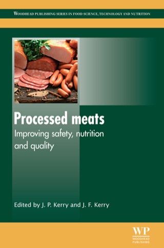Imagen de portada: Processed Meats: Improving Safety, Nutrition and Quality 9781845694661