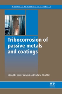 Omslagafbeelding: Tribocorrosion of Passive Metals and Coatings 9781845699666
