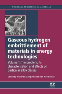 Imagen de portada: Gaseous Hydrogen Embrittlement of Materials in Energy Technologies: The Problem, Its Characterisation And Effects On Particular Alloy Classes 9781845696771