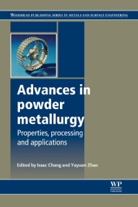 Cover image: Advances in Powder Metallurgy: Properties, Processing and Applications 9780857094209