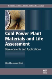 Imagen de portada: Coal Power Plant Materials and Life Assessment: Developments and Applications 9780857094315